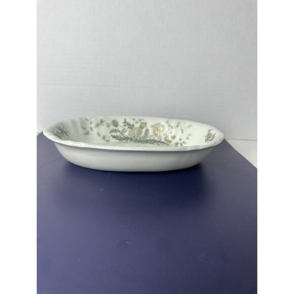 John Edwards Porcelaine de Terre Oval Serving Dish And Gravy Boat England - Picture 6 of 11